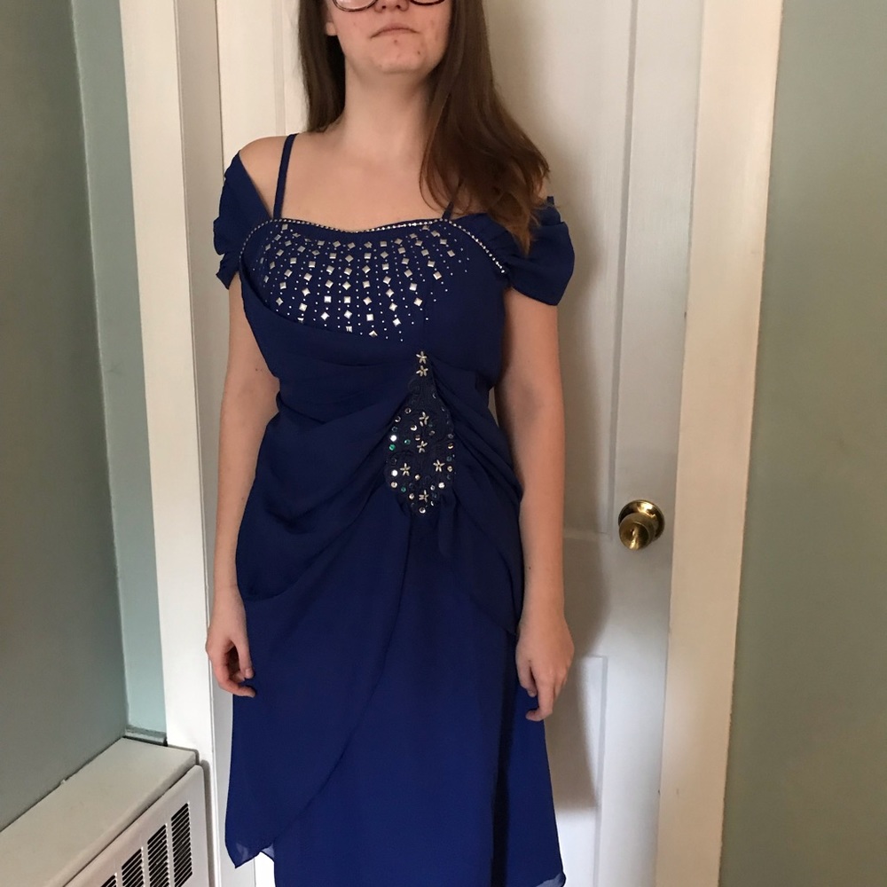 NWT Cherlone Royal Blue Dress size 14/16